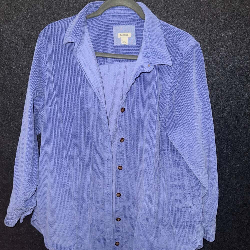 L.L. Bean Women's Comfort Corduroy Relaxed Long-Sleeve Shirt